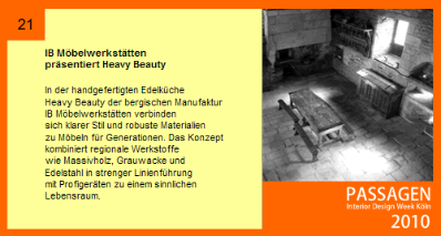 PASSAGEN Interior Design Week 2010