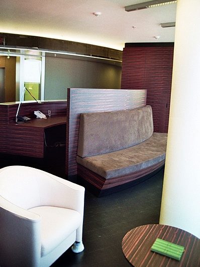 Empfangsbereich in Makassar